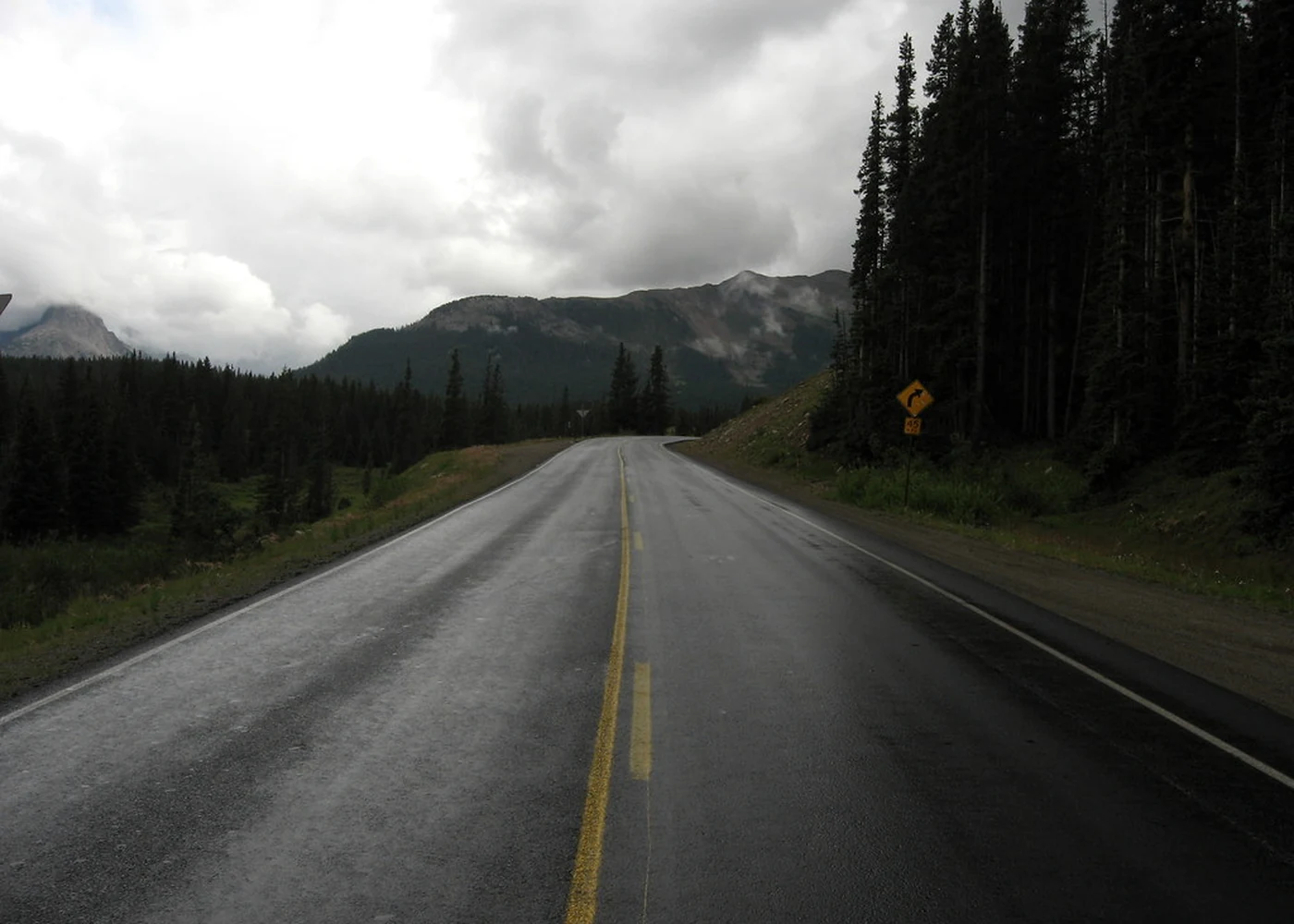 The road on Alpine Gold.